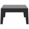 Box Resin Outdoor Center Table - Black