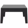 Box Resin Outdoor Center Table - Black - Box Resin Outdoor Center Table - Black