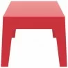 Box Resin Outdoor Center Table - Red - Box Resin Outdoor Center Table - Red