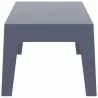 Box Resin Outdoor Center Table - Silver Gray - Box Resin Outdoor Center Table - Silver Gray