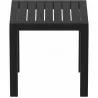 Ocean Square Resin Side Table - Black - Ocean Square Resin Side Table - Black
