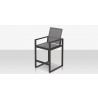 Source Furniture Iconic Aluminum Sling XL Highback Bar Arm Chair 5
