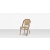 Paris Dining Side Chair - Cream & Chocolate 3