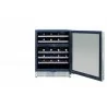 TrueFlame 24" Outdoor Rated Dual Zone Wine Cooler - Front and Opened - TrueFlame 24" Outdoor Rated Dual Zone Wine Cooler - Front and Opened