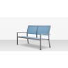 Source Furniture Fusion Aluminum Sling Loveseat angle view