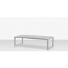 Source Furniture Iconic Aluminum Small Rectangular Coffee Table  3