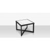 Source Furniture Iconic Aluminum Large 26'' Wide Square Side Table 4