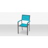 Source Furniture Napa Easton Aluminum Dining Arm Chair  7