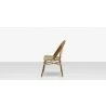 Paris Dining Side Chair - Cream & Chocolate 2 - Paris Dining Side Chair - Cream & Chocolate 2