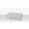 Source Furniture Skye Coffee Table (Rectangular) Silver