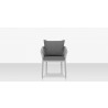 Source Furniture Vines Dining Arm Chair Silver