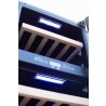 TrueFlame 15" Outdoor Rated Dual Zone Wine Cooler - Interior Lights