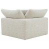 Moe's Home Collection Clay Corner Chair NeverFear Fabric Coastside Stand - Back View