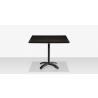 Source Furniture Vienna Square Top Black Durawood