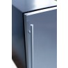 TrueFlame 15" Outdoor Rated Fridge With Stainless Door - Stainless Door Handle