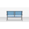 Source Furniture Fusion Aluminum Sling Loveseat back side view