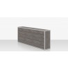 Source Furniture Mod Seat Structure - Slatted Gray Side Angle