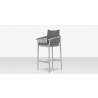 Source Furniture Vines Vines Bar Arm Chair Silver Angle