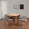 Midtown Concept Ruby 7 Piece Cream Rectangular Dining Set