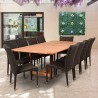 Amazonia Catania 11 Piece Rectangular Patio Dining Set - Lifestyle