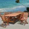 Amazonia Brandon 9 Piece Rectangular Patio Dining Set - Amazonia Brandon 9 Piece Rectangular Patio Dining Set