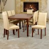 Midtown Concept Tatiana 9 Piece Cream Rectangular Dining Set - Lifestyle