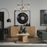 Sunpan Pasadena Wall Mirror Black - Lifestyle
