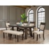 Alpine Furniture Brayden Dining Bench - Lifestyle
