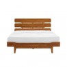Greenington Currant Queen/Eastern King Platform Bed, Amber - Front Angle