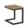 Sunpan Geneve C End Table - Front Side Angle