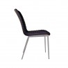 Bellini Modern Living Fernanada Dining Chair Black,Brown,Grey,Pearl White,White, Side Angle