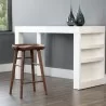 Sunpan Dominic Counter Stool in Walnut - Lifestyle - Sunpan Dominic Counter Stool in Walnut - Lifestyle