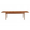 Greenington Erikka 110" Double-Leaves Extension Dining Table Amber - Front Angle