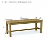 Anderson Teak Casablanca 2-Seater Backless Bench- dimension - Anderson Teak Casablanca 2-Seater Backless Bench- dimension