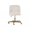 Sunpan Kenna Office Chair Belfast Oatmeal - Front Angle