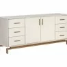 Sunpan Valencia Sideboard - Front Side Angle - Sunpan Valencia Sideboard - Front Side Angle