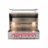 TrueFlame 32" 4 Burner Gas Grill - Opened Lid