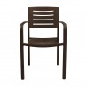 Adele Dining Arm Chair - Bronze Age - Front