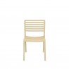 Savannah Side Chair - Taupe - Front