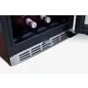 TrueFlame 15" Outdoor Rated Wine Cooler - Glass Door Front Venting - TrueFlame 15" Outdoor Rated Wine Cooler - Glass Door Front Venting