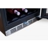 TrueFlame 15" Outdoor Rated Dual Zone Wine Cooler - Front Venting