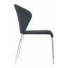 Zuo Modern Oulu Dining Chair in Graphite - Side