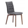 Zuo Modern Orebro Dining Chair in Graphite - Angled