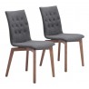Zuo Modern Orebro Dining Chair in Graphite - Set of 2