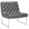 Sunpan Toro Lounge Chair - Cantina Magnetite - Angled View