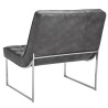 Sunpan Toro Lounge Chair - Cantina Magnetite - Back Angled