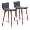 Jericho Counter Stool in Gray - Set of 2