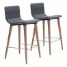Jericho Counter Stool in Gray - Set of 2 - Jericho Counter Stool in Gray - Set of 2