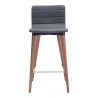 Jericho Counter Stool in Gray - Front