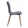 Zuo Modern Jericho Dining Chair in Gray - Side